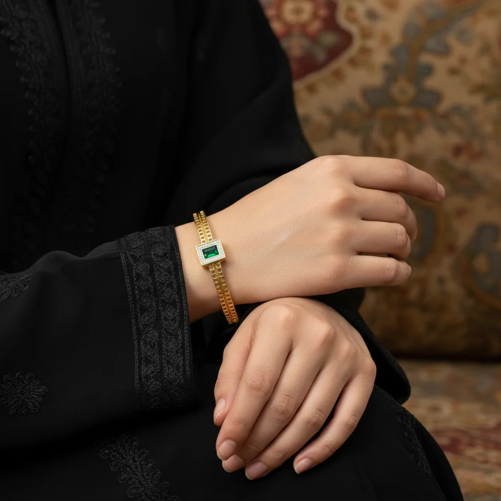model worn cuff
