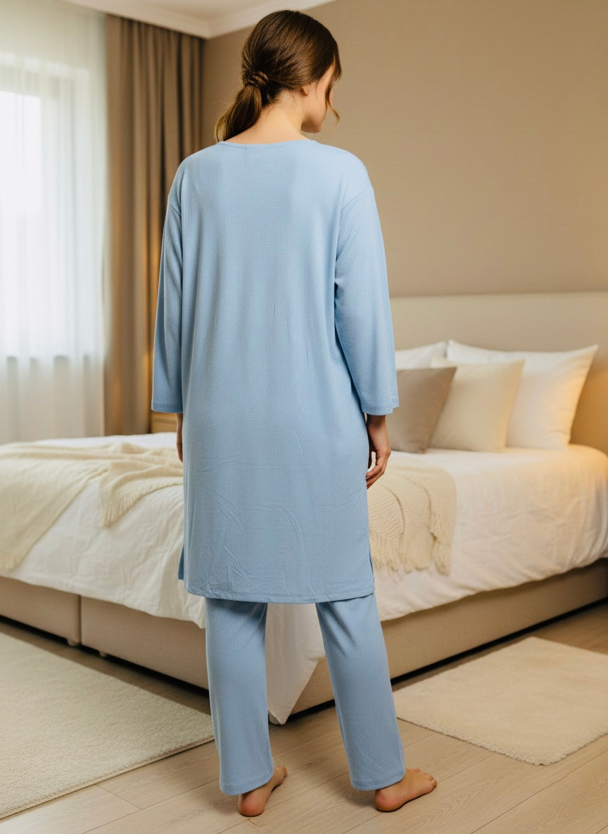 Purpuls - Cotton Loose Fit Night Dress