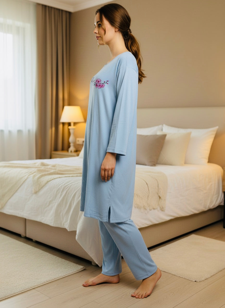 Purpuls - Cotton Loose Fit Night Dress