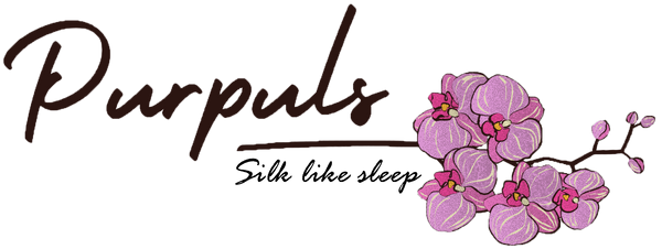 Logo of 'Purpuls' with pink flowers on a white background