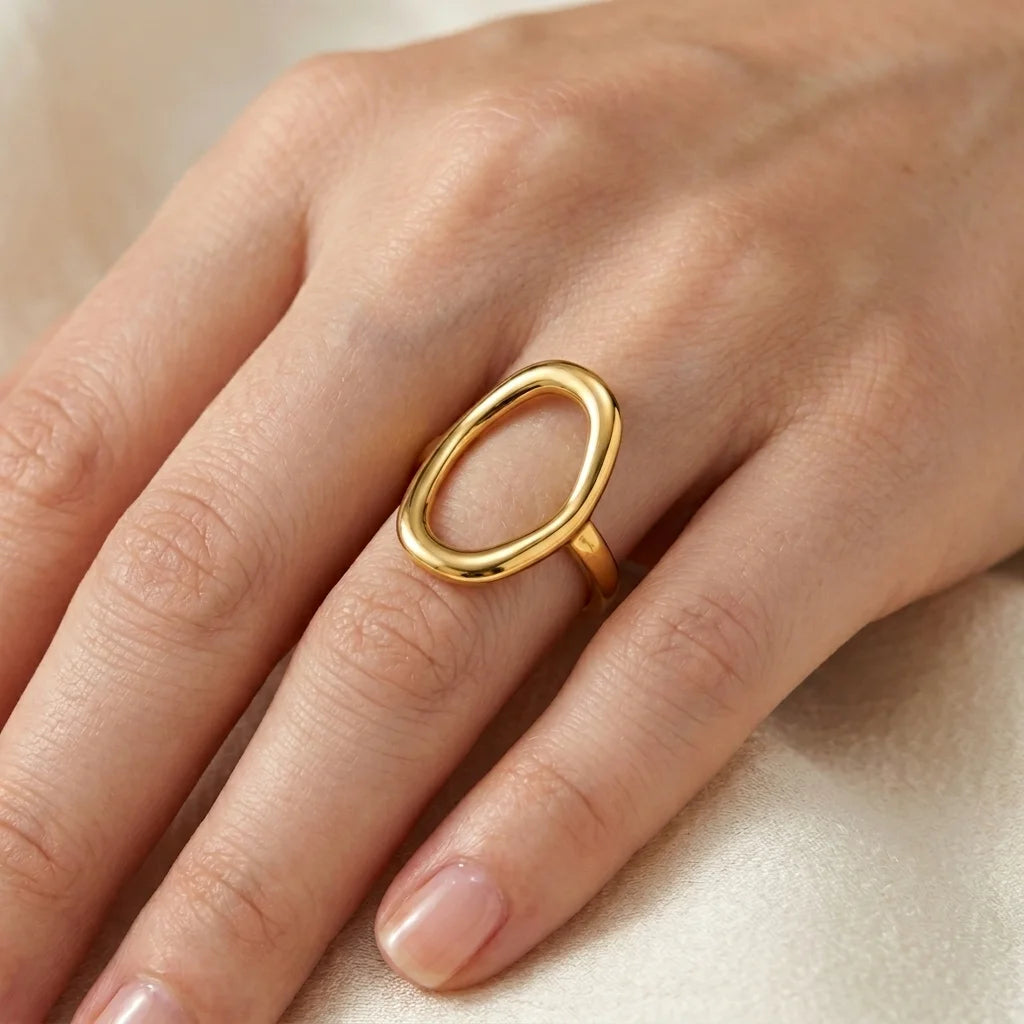 OVER OVAL SHAPED RING FOR HER 