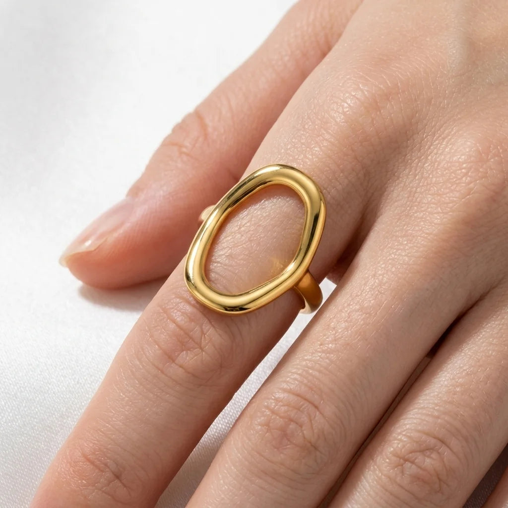 OVAL SHAPED RING FOR HER 