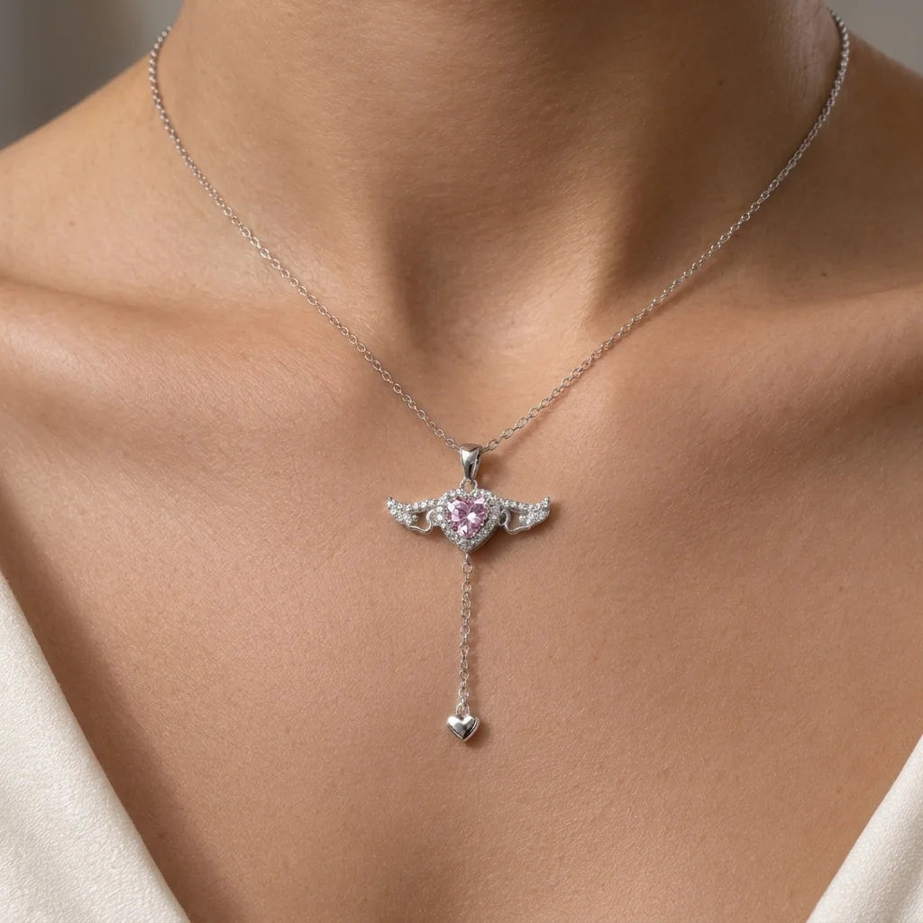 Viral Flying Heart Fidget Pendant